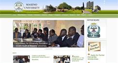 Desktop Screenshot of maseno.ac.ke